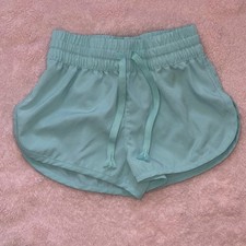 Girls Teal Blue Wonder Nation Size Small 6/6X Active Athletic Shorts Bottoms