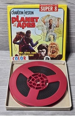 Charles Heston Planet of the Apes color Super 8mm Ken Films Movie