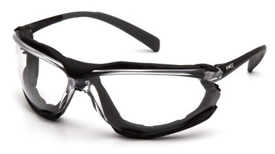 Pyramex SB9310ST Proximity Clr H2MAX A/Fog Lens w/Blk Frame S/Glasses (12 Pair)