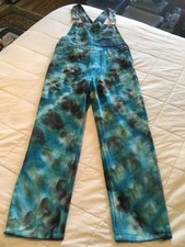 Overalls Size 8-10 Women s Blue Green Unbranded