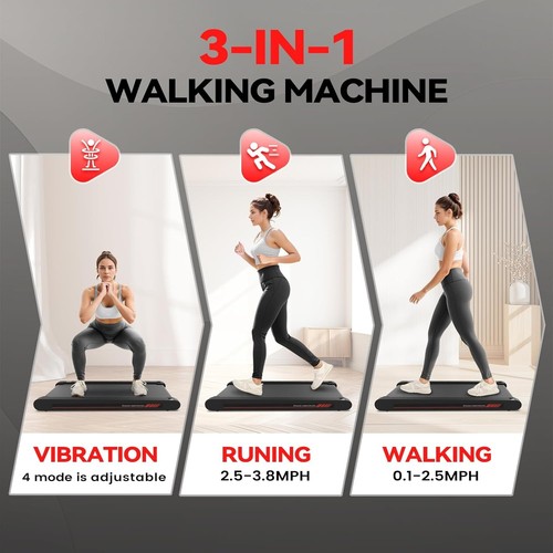 Sperax Walking Vibration Pad,Under Desk Treadmills for Home RM-01 - BLACK/RED - Picture 4 of 8