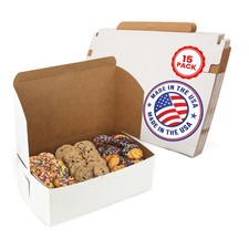 MT Products White Cookie Box - 10 x 6 x 3.5 B...