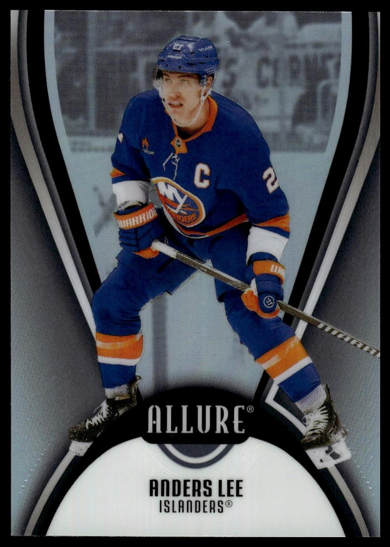 2025-26 Upper Deck Allure #7 Anders Lee Black Rainbow