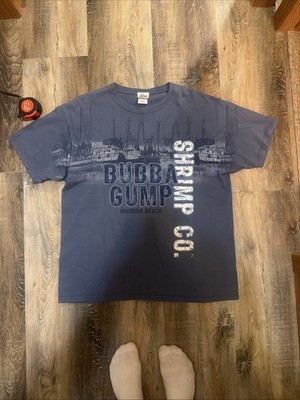 Vintage AOP Bubba Gump Shrimp Co. Men's Large T-shirt XL Forrest Gump 2000 Tee