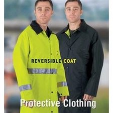 MCR Safety 7368CR Luminator™ Reversible Nylon/ PVC Blended Lime to Black Rain