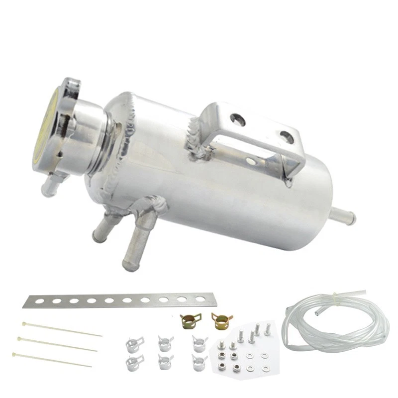 1XDurável 350ml Universal Car Overflow Radiador Refrigerante Tanque Reservatório Conjunto - Imagem 3 de 4