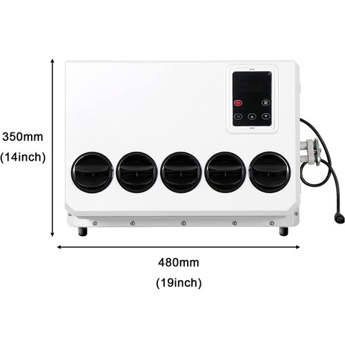 12V 12000BTU Air Conditioner Mini Split A/C For Semi Trucks Bus RV Caravan Vans - Picture 17 of 18