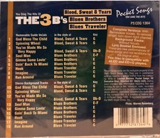 1364 BLUES BROTHERS BLUES TRAVELER BLOOD  POCKET SONGS KARAOKE CDG  LOT MI