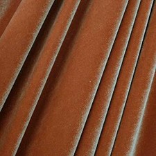 French Copper 4 WAY Spandex Stretch Velvet Fabric By The Yard//Smooth Back
