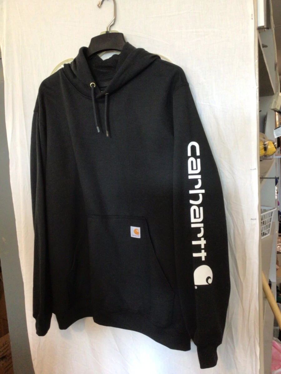 Carhartt mens logo sweatshirt K288blk size small | eBay