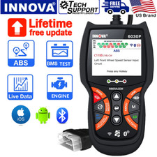 Innova 6030p Obd2 Scanner Code Reader Abs Engine Bms Diagnostic Tool Oil Reset
