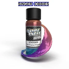 SPAZ STIX SZX05800 Color Changing Airbrush Ready Paint Holographic 2oz Bottl HRP