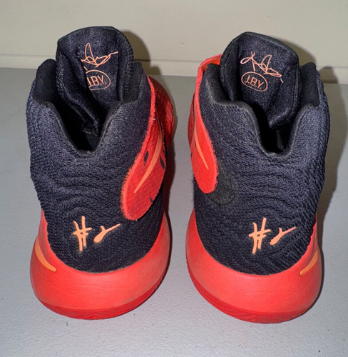 Men’s Nike Kyrie 2 Inferno Red & Black Basketball Shoes – Size 10.5 US, - Picture 7 of 11