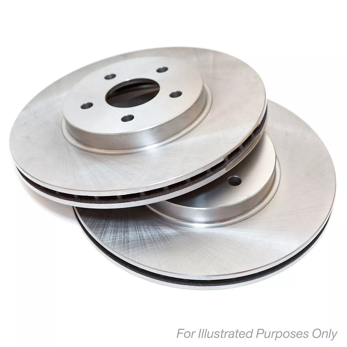 2x Brake Discs Vented For Mini One F57 4.5 Mintex Front 