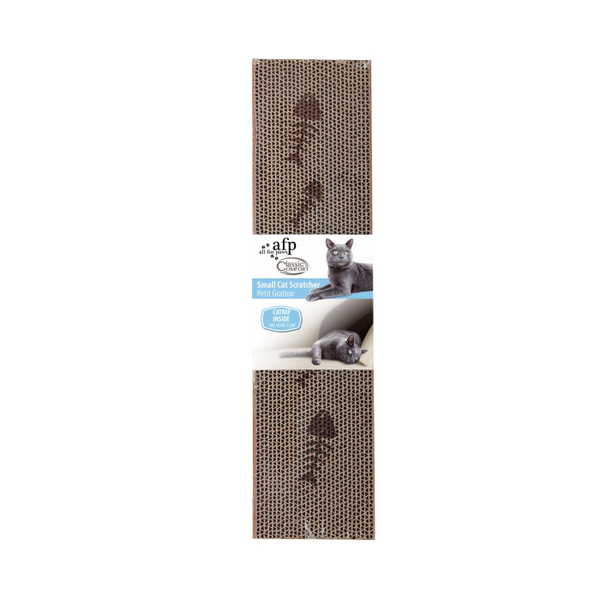 Afp Kratzbrett Aus Pappe Mit Katzenminze - 44X11Cm Katzenspielzeuge Katze-image