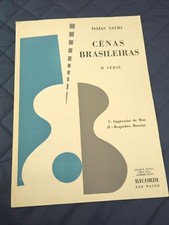 Isaias Savio Cenas Brasileiras For Classical Guitar Rare Sheet Music