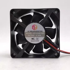 1PCS J07025M12B9 DC14V 0.35A 7025 2-Wire Cooling Fan