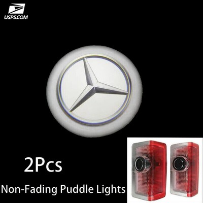 2x Led Door Light Projector Welcome Ghost Shadow Laser Light For Benz GLS Class