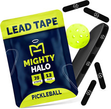Lead Tape for Pickleball Paddles  Pre-Cut 3G Strips  Plastic-Coated, High-Perf