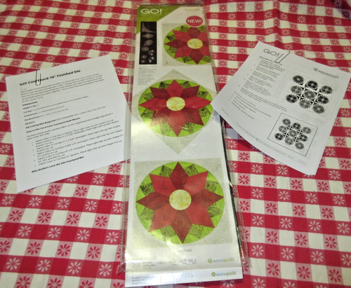 AccuQuilt GO! Fabric Cutting Die No.55198 COURTYARD 10" Finished~Easy Quilting++