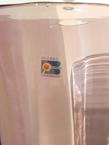 Blenko 9731 Orchid, Cylinder Ribbed Shape 1998/99 - Picture 2 of 6