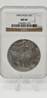 VERY NICE 1996 American Silver Eagle NGC MS-69
