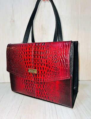 Bolsa piel moda con el grabado de cocodrilo