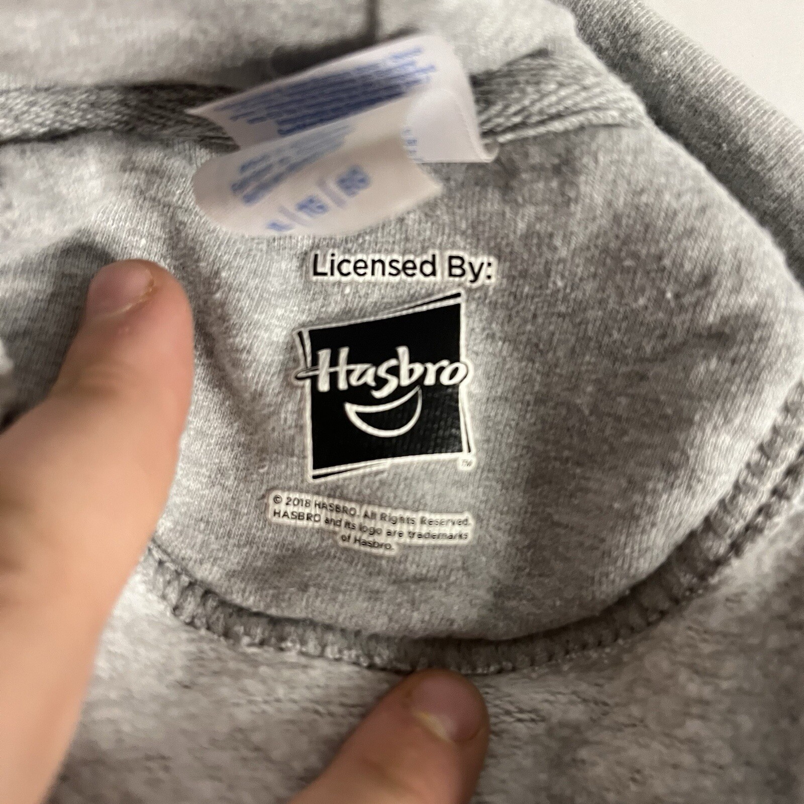 Felpa con cappuccio unisex My Little Pony grigia Hasbro taglia XL con zip