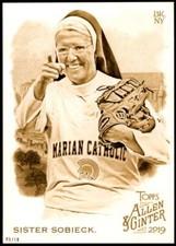 Sister Mary Jo Sobieck 2019 Allen and Ginter 5x7 Gold #161 /10