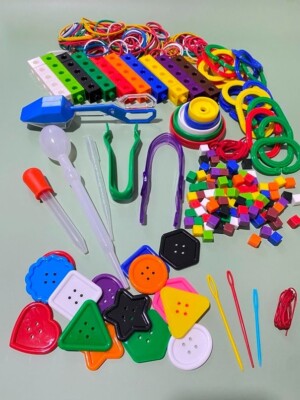 Big Fine Motor Skills Set Activity Box For Kids, Gift Pack, educational material