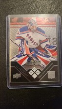 2008 09 Black Diamond Quad #180 Henrik Lundqvist New York Rangers