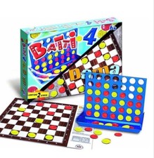 DAMA + BATTI 4 - GIOCHI DA TAVOLO DUE IN UNO