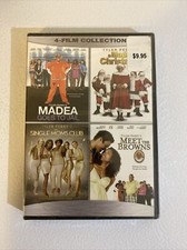 Tyler Perry DVD  Madea Goes to Jail/Madea Christmas/Single Moms Club/Meet Browns