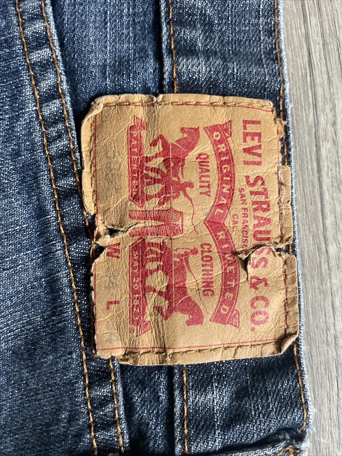 Men's Levi's Jeans 505 W 34 L 34 - image 5