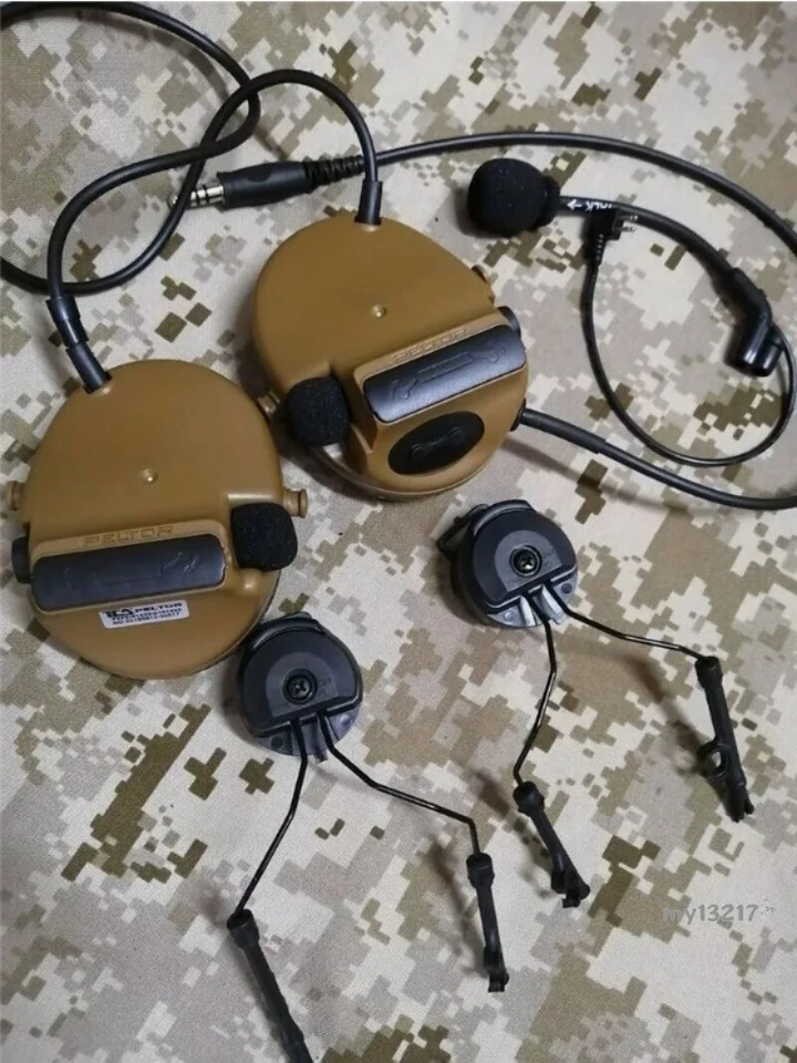 Comtac-III C3 Auriculares Tácticos Militares TCA Casco Ver Auriculares con Reducción de Ruido Foto 3 de 4