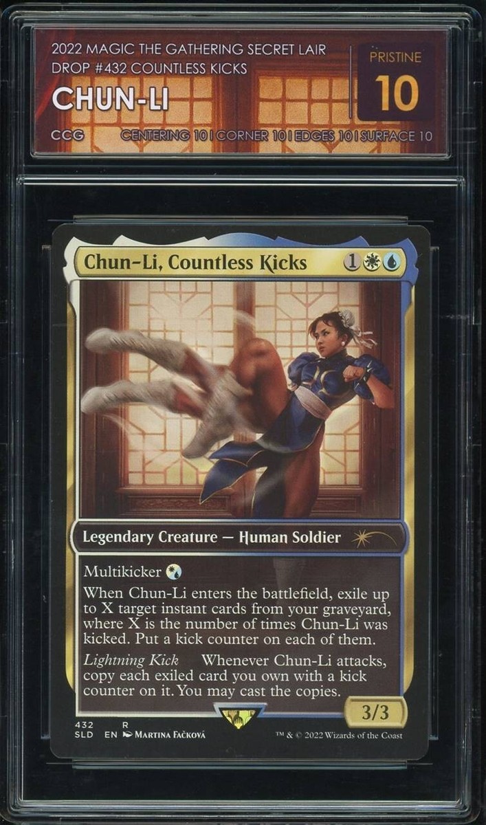 2022 MTG Secret Lair Drop #432 Chun-LI, Countless Kicks CCG