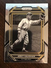 2023 Prizm Baseball Base #222 Arky Vaughan - Pittsburgh Pirates