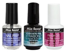 Mia Secret Nail Prep, Xtrabond Primer, UV Fin...
