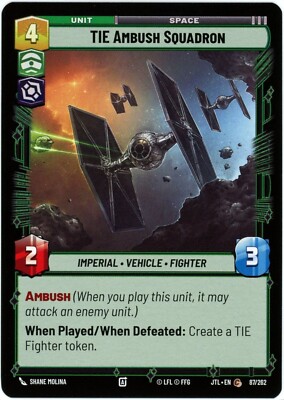 TIE Ambush Squadron - 87/262 - Jump to Lightspeed - SWU - Star Wars