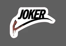 Joker Sticker Crowbar Blood Waterproof