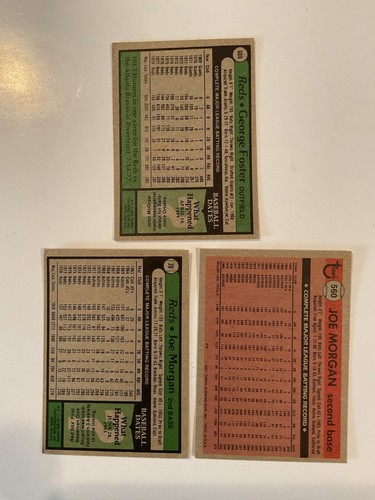 MLB Pete Rose, Johnny Bench, Tom Seaver, J Morgan, approx 57 card w/ Auto Ball - Picture 17 of 17