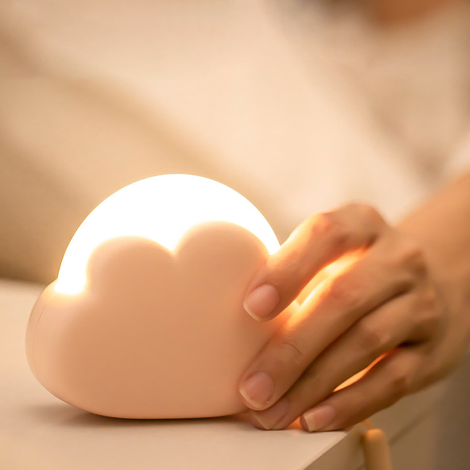 Cloud-Shaped Night Light with Lanyard, Long Standby, Safe & Portable Illumination-image