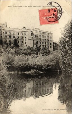 Old postcard fougeres - Les Bords du Nancon - Manufacture (988970)