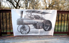 RUMELY THRESHING STEAM ENGINE 16 20 25HP TRACTOR 3'x5' VINYL BANNER