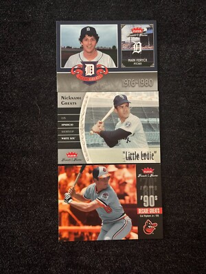 2006 Fleer Greats of the Game DECADE, NICKNAME, TEAM GREATS INSERTS - YOU PICK!