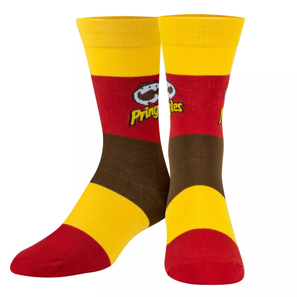 PRINGLES POTATO CRISPS NOVELTY SOCKS; Size 6-12
