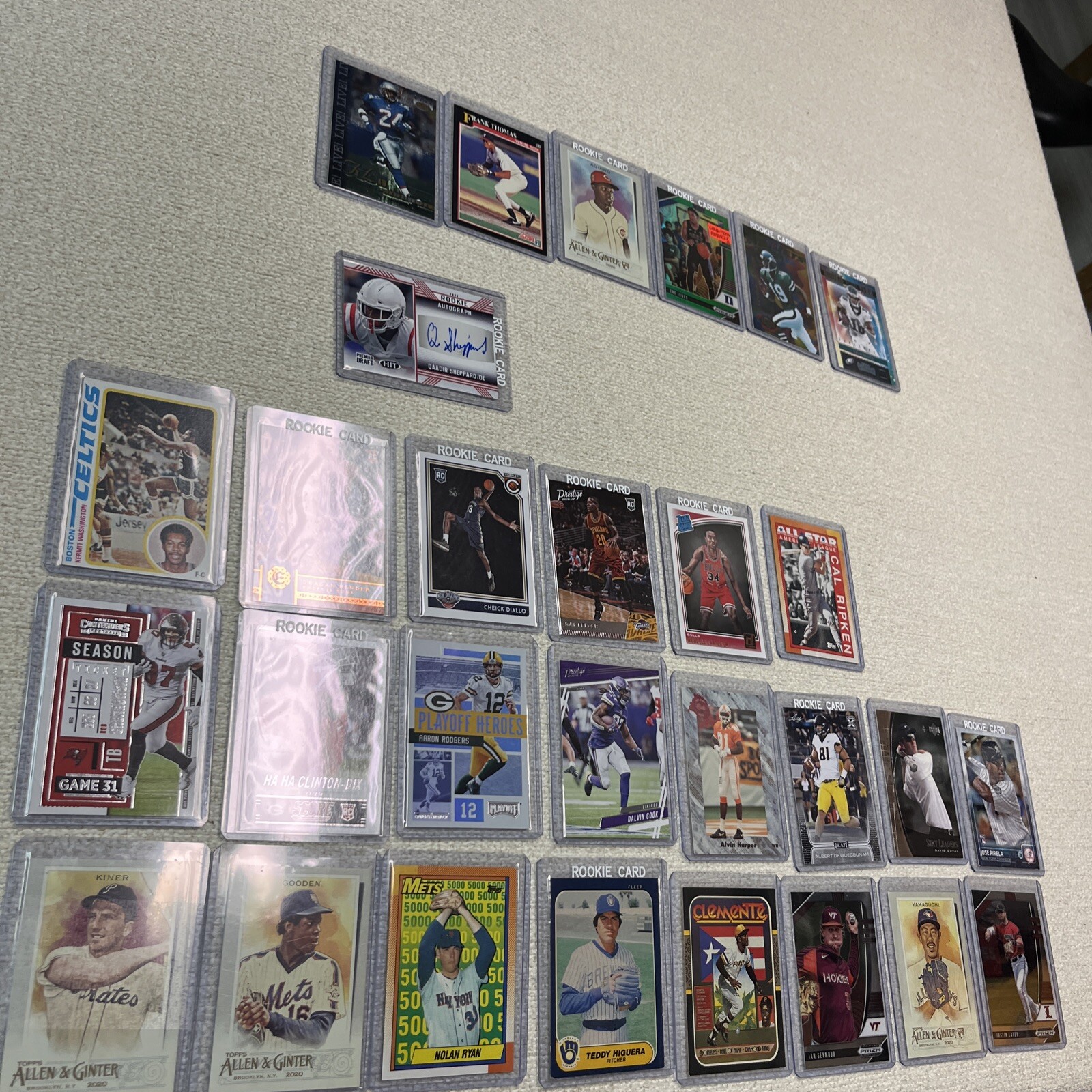 Ty Law RC Keyshawn Johnson Rare RC Tre Jones RC 29 Card Lot