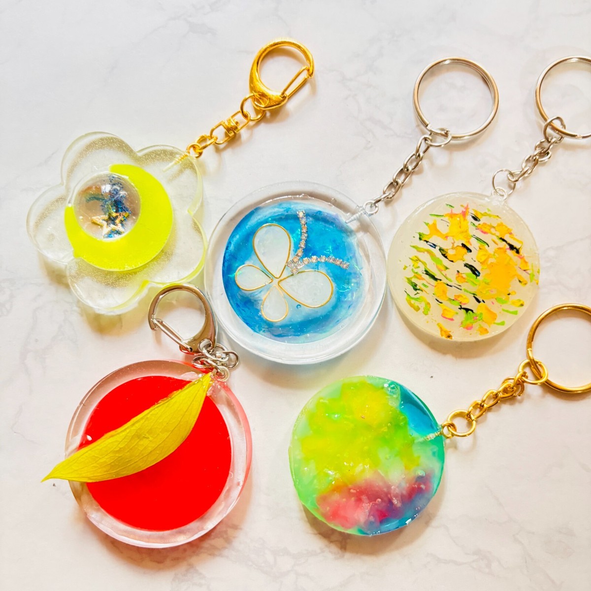 10pcs Handmade Resin Keychains - Cute and Unique Designs! | eBay