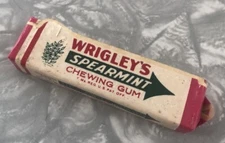 Wrigley’s Spearmint Chewing Gum 5-Stick Pack 50s-60s Era 