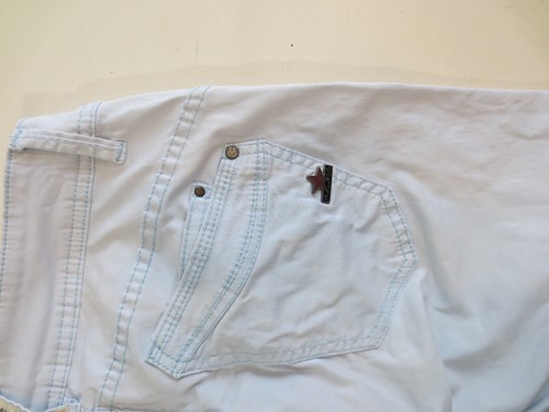 Pantalones elásticos BUENA VISTA Bermuda MALIBU Shorts Jeans XS/S ca W28 azul claro/D40 - Imagen 5 de 6